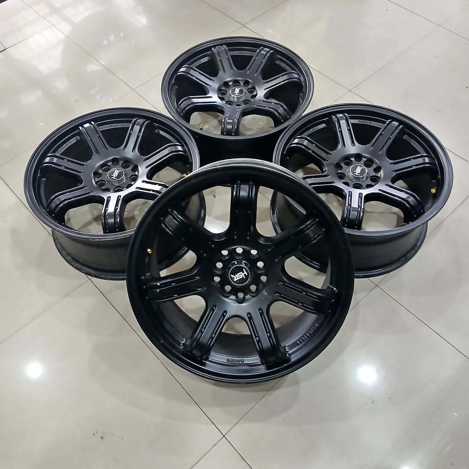VELG MOBIL BEKAS RACING HSR PELG MOBIL SECOND SIAK HSR RING 18 LEBAR 8 10X100/114 ET45 VELG UNTUK MO