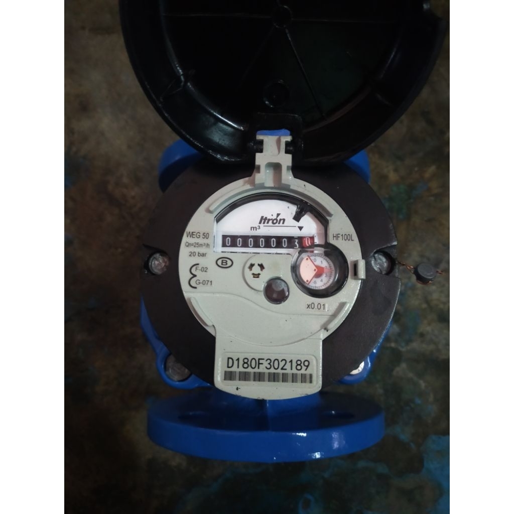 Meteran air ITRON 2 inci Type Woltex WEG-50 PN16 50°C / Flow Meter ITRON 2 Inch Type Woltex WEG-50 /
