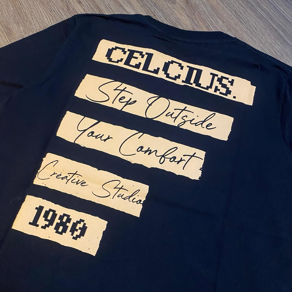 Kaos Celcius Pria Lengan Pendek / Baju Celcius Terbaru