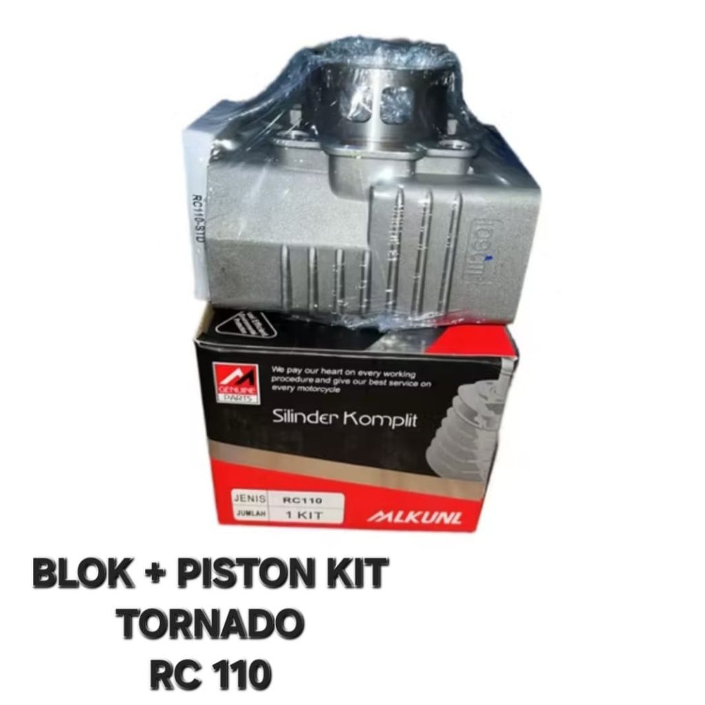 CYLINDER BLOK BLOCK TORNADO RC110 RC 110 MLKUNL