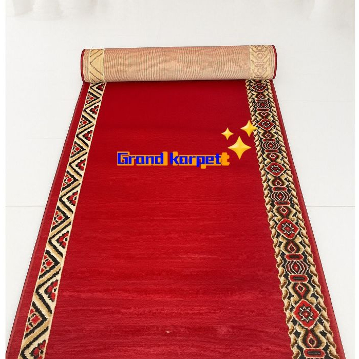 Karpet Sajadah Masjid MEEDENA/ALMIRA 1 ROLL Ukuran 570x105cm / Karpet Mushola