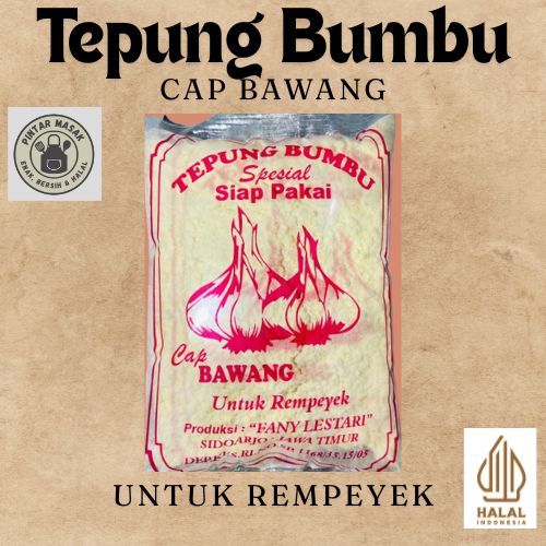 

Tepung Bumbu Cap Bawang Untuk Rempeyek Halal