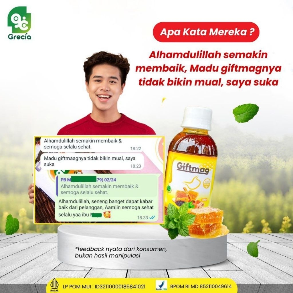 

Madu Lambung GiftMag GERD