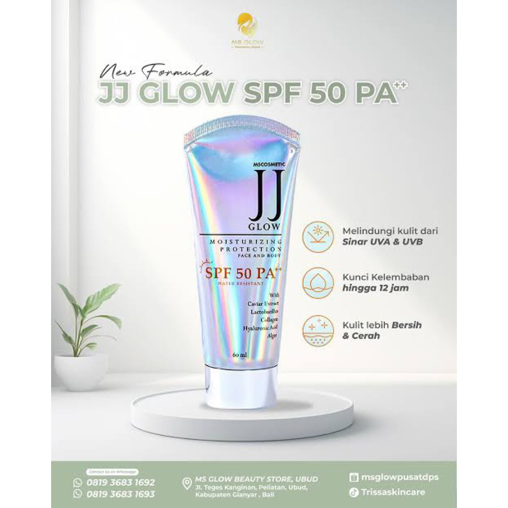 JJ GLOW MS GLOW SPF 50/BODY TINT/Sunwhite/Moist