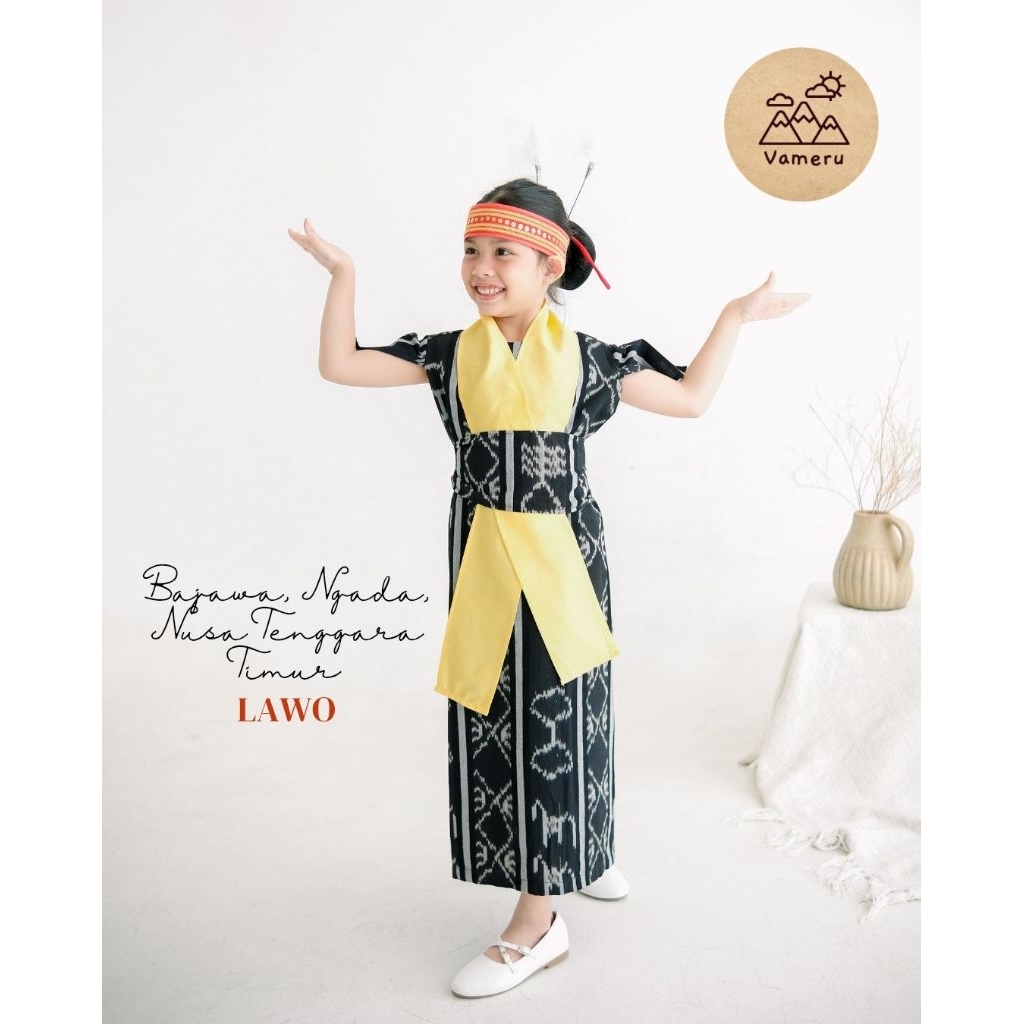 Vameru Indonesia® - BAJU ADAT BAJAWA ANAK NTT DRESS NUSA TENGGARA TIMUR