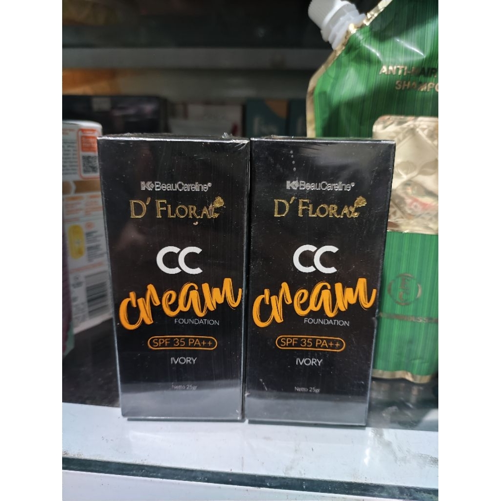 Cc Cream Foundation D'Flora BeauCereline Spf 35 PA++ Ivory