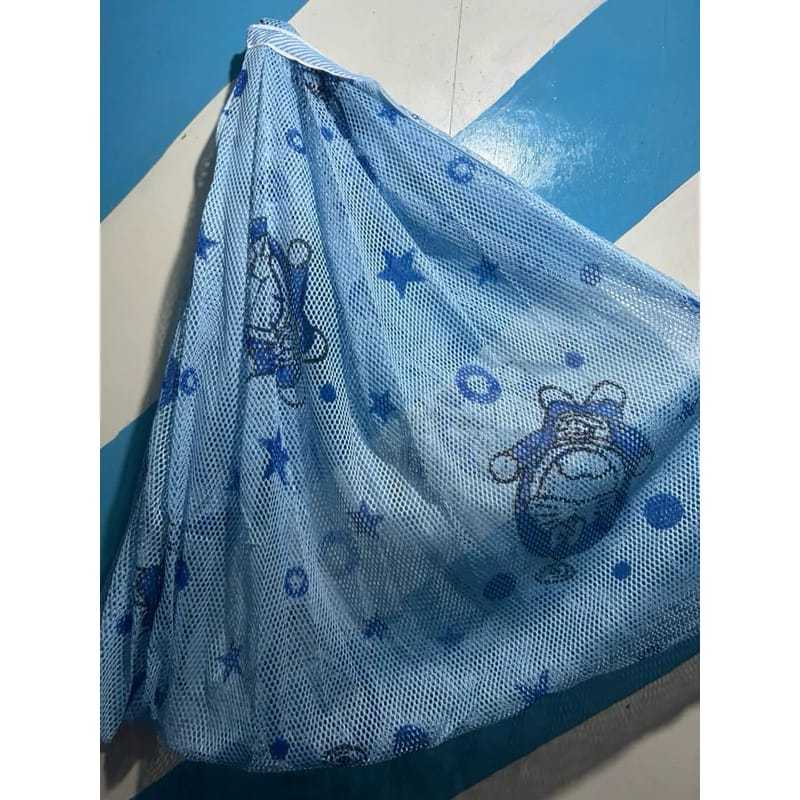 kain ayunan bayi KARAKTER  // AYUNAN BAYI // Kain ayunan ZIPPER jumbo dansuper JUMBO (Tutup kepala