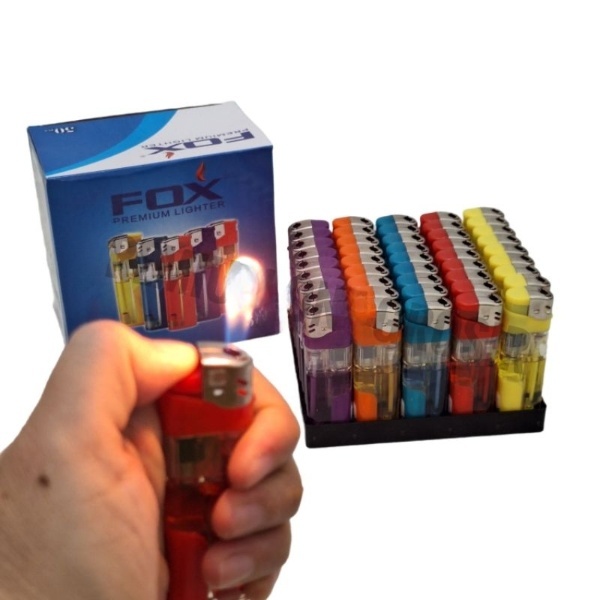 1 Pak Mancis Magnet Senter FOX / Korek Api Gas / Pematik Api