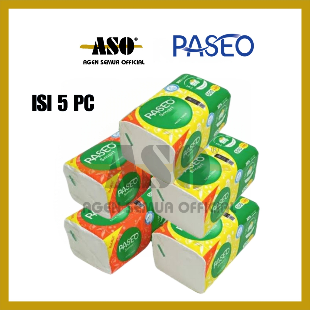 [ PAKET ISI 5 ] Tisu Tissue PASEO 540 helai facial tissue PROMO 