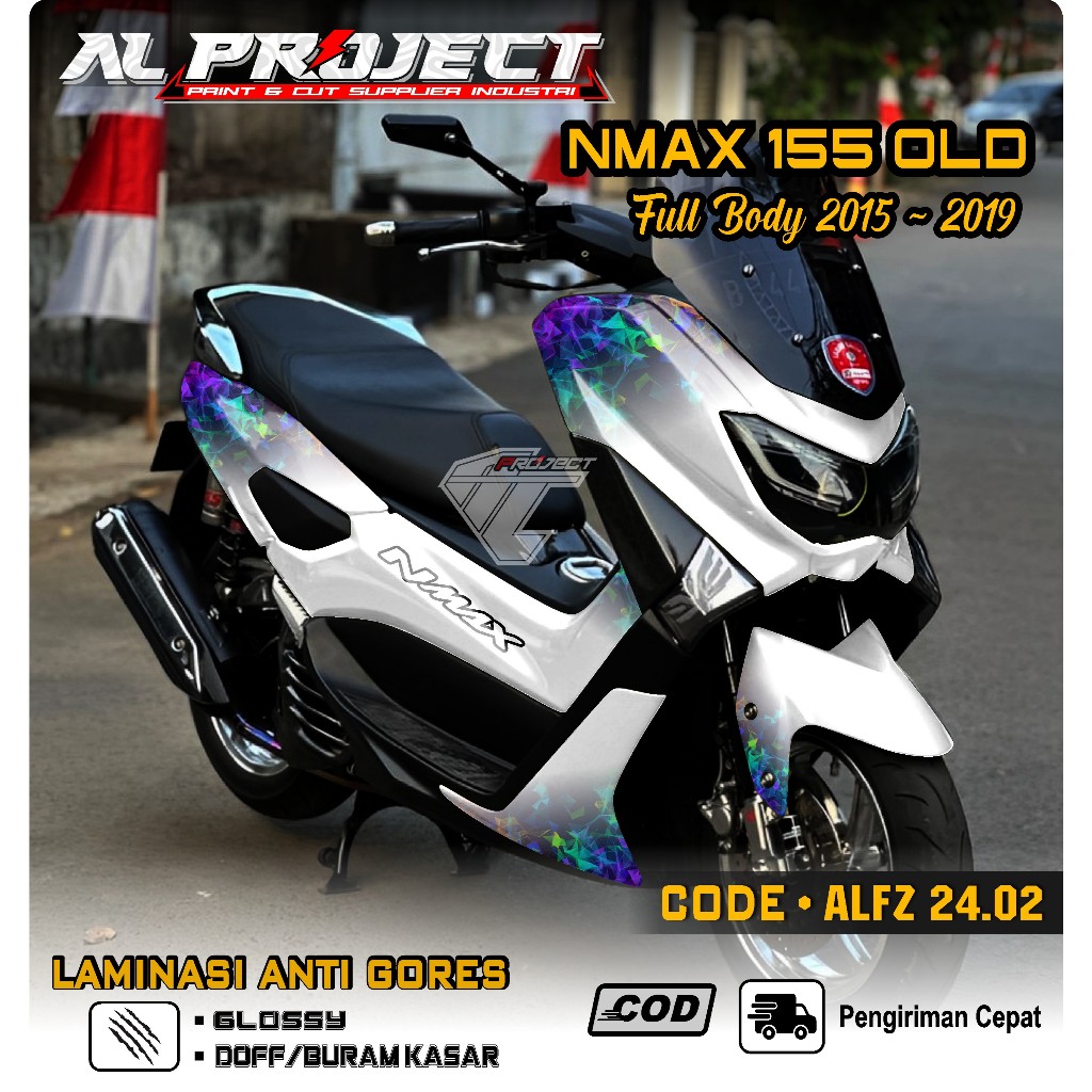 (COD) Decal Sticker Nmax Old 2019 Full body - Aksesoris Stiker Motor Nmax OLD Fullbody 2015 2016 201