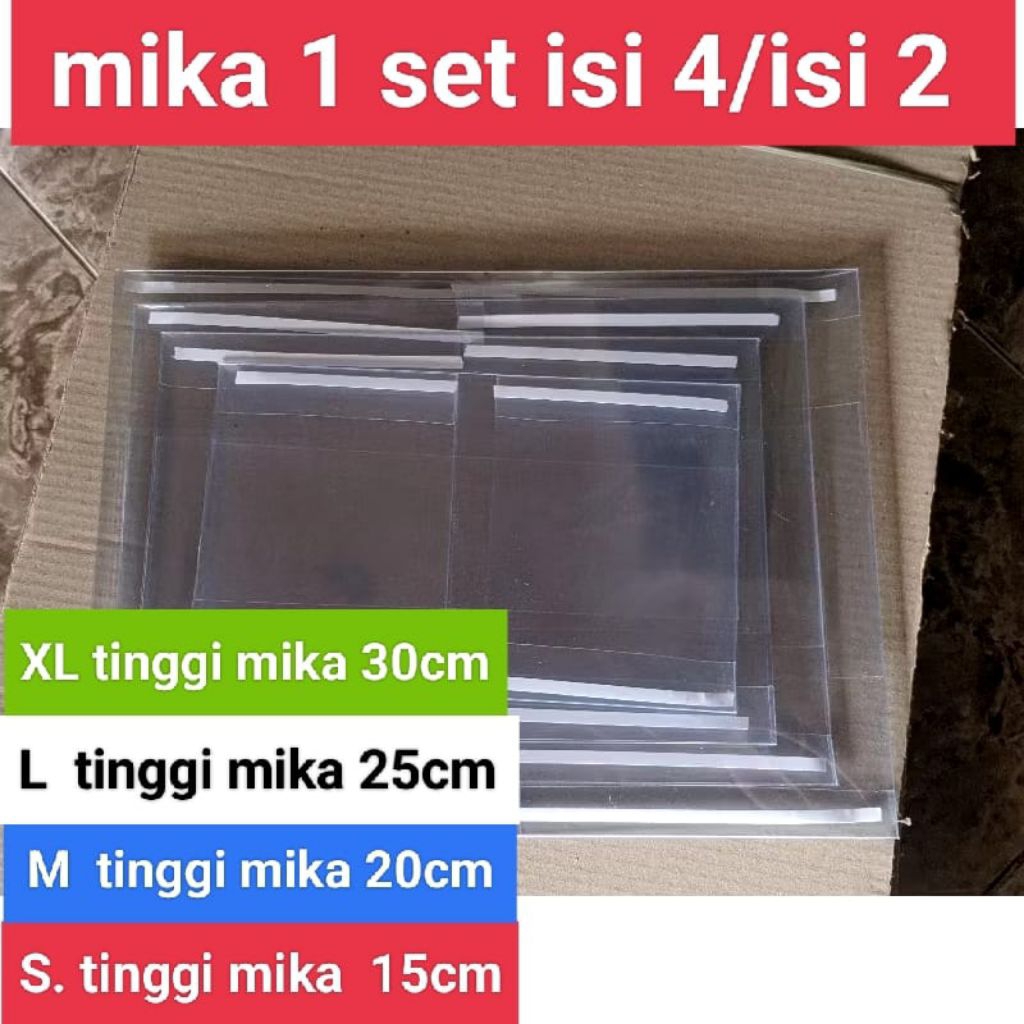 

MIKA 1 SET ISI 4 / ISI 2 TUTUP HANTARAN SESERAHAN PERNIKAHAN MIKA TEBAL
