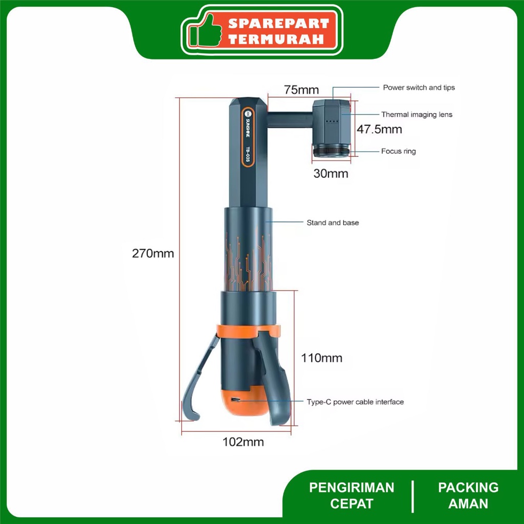 Camera Thermal Infrared - Sunshine TB-03S Original