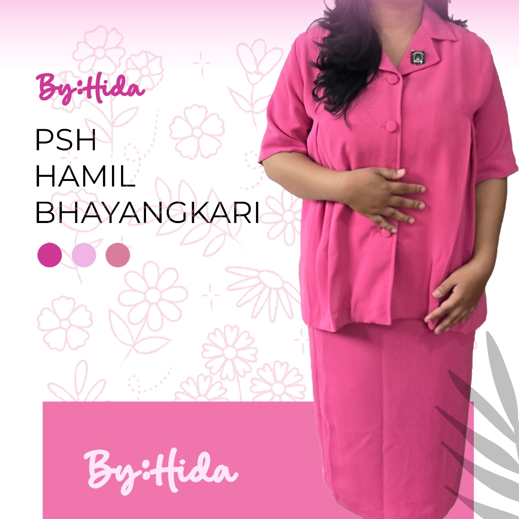 baju psh hamil bhayangkari pendek