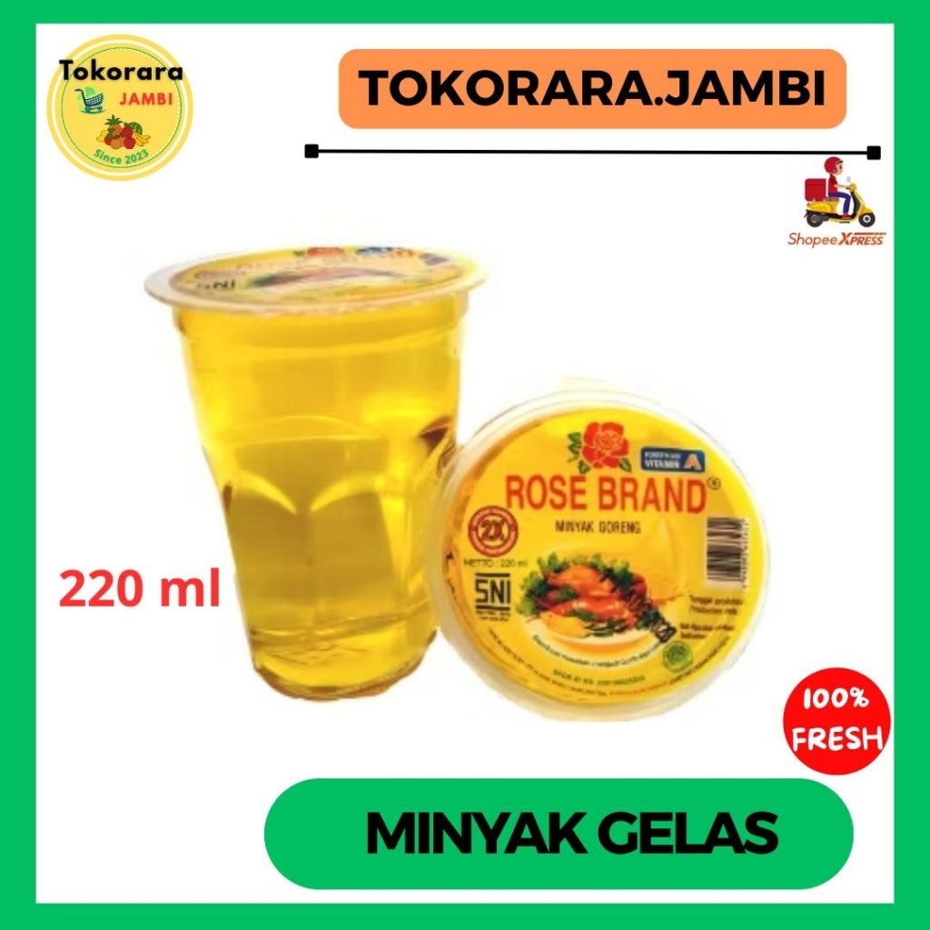 

Minyak Gelas Rose Brand 220ml-tokorara.jambi