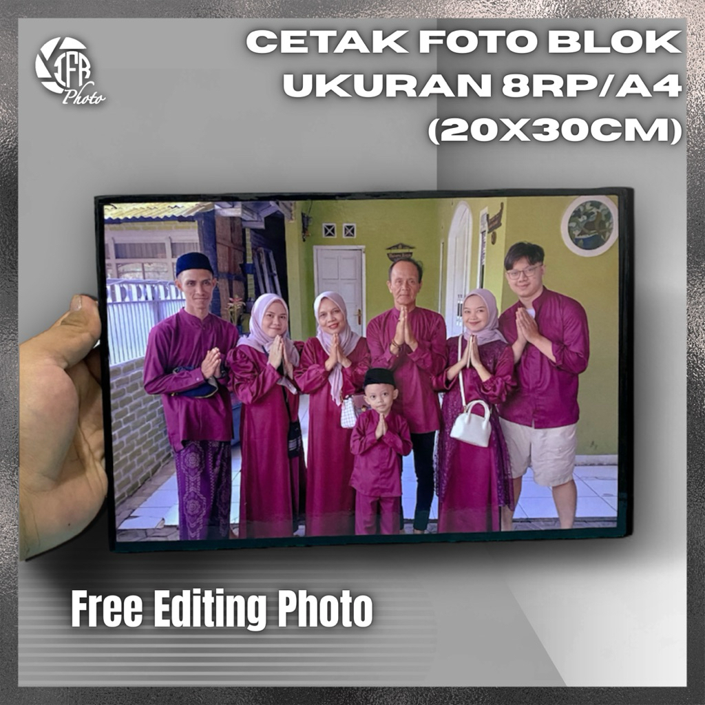 Foto Blok model Wisuda/Foto blok wisuda TK ukuran 20x30cm