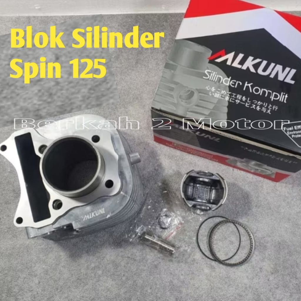 Blok Silinder Komplit Spin 125 Original merk Mlkunl