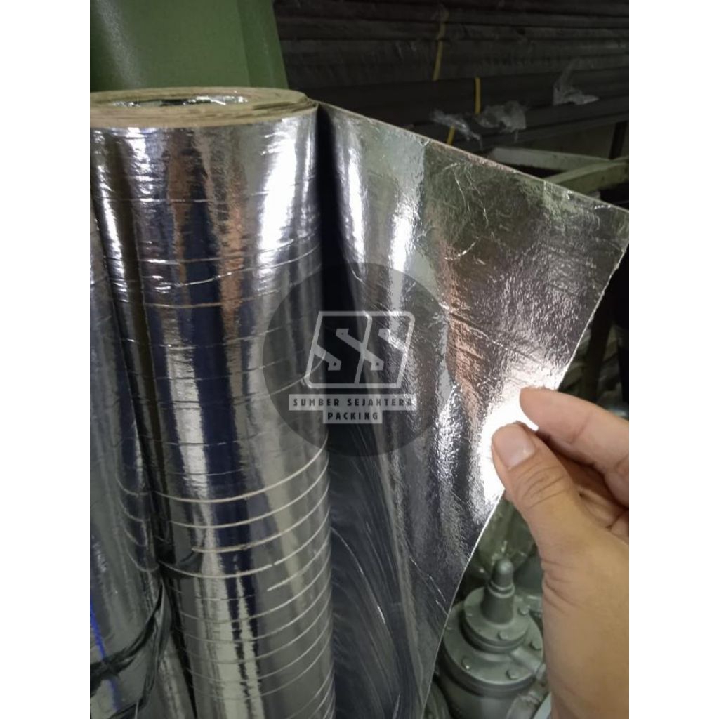 alumunium foil double side atap 120cm x 60meter