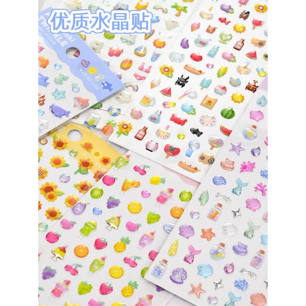 

Stiker Timbul Lucu Premium Jewel Stickers Puchi