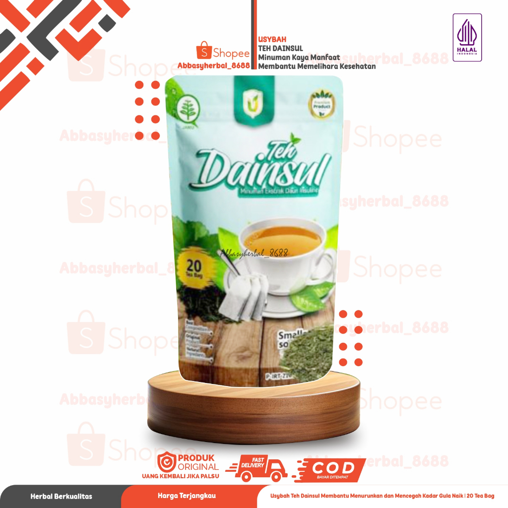 

Abbasy Herbal_Teh Dainsul Usybah | Daun Insulin | Teh | Original Product Usybah 20 Tea Bag