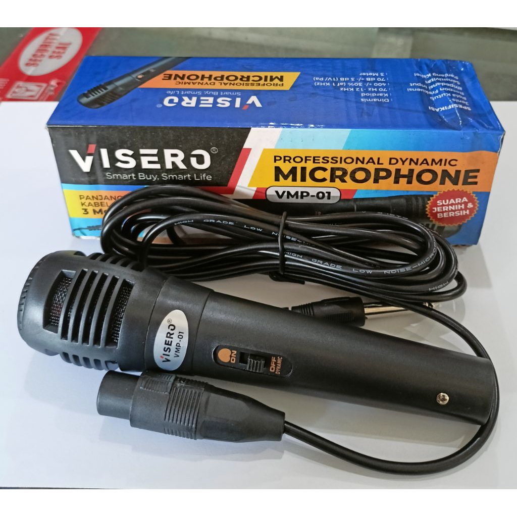 Microphone VISERO VMP-01. Mic kabel VISERO