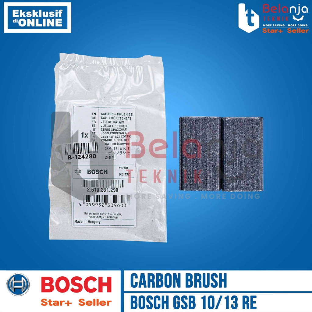 Carbon Brush GSB 10 GSB 13 RE Bosch Kull Arang Mesin Bor Bosch GSB 13 RE