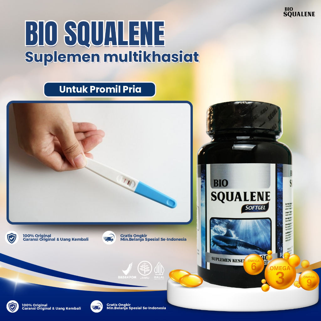 Bio Squalene Untuk Program Hamil Pria Penyubur Sperma Peningkat Kualitas Sperma Pria Penambah Sperma
