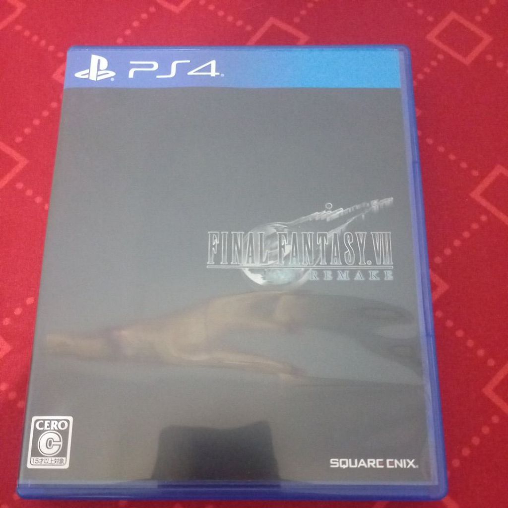 kaset Bd PS4 final fantasy 7 remake
