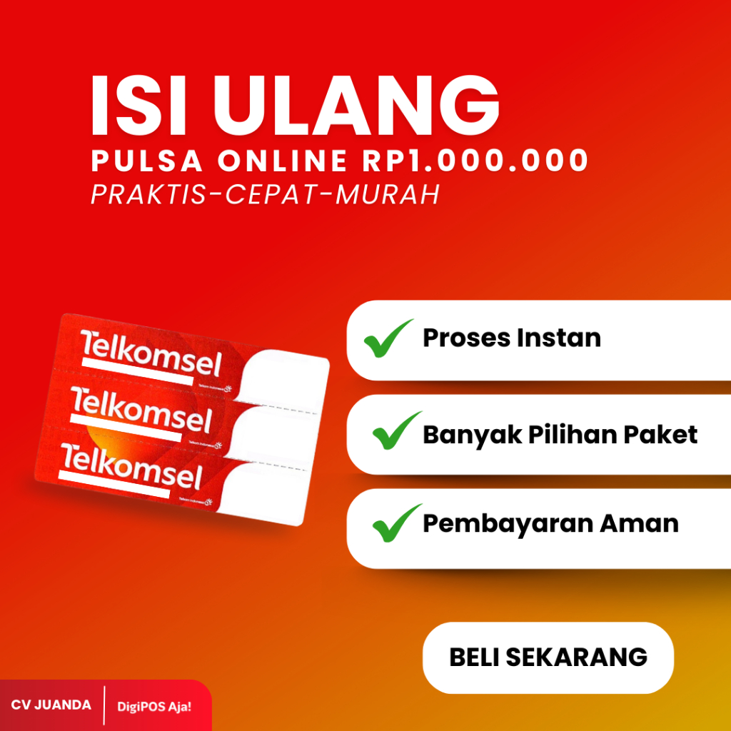 Isi Ulang Pulsa Online (Rp1.000.000)