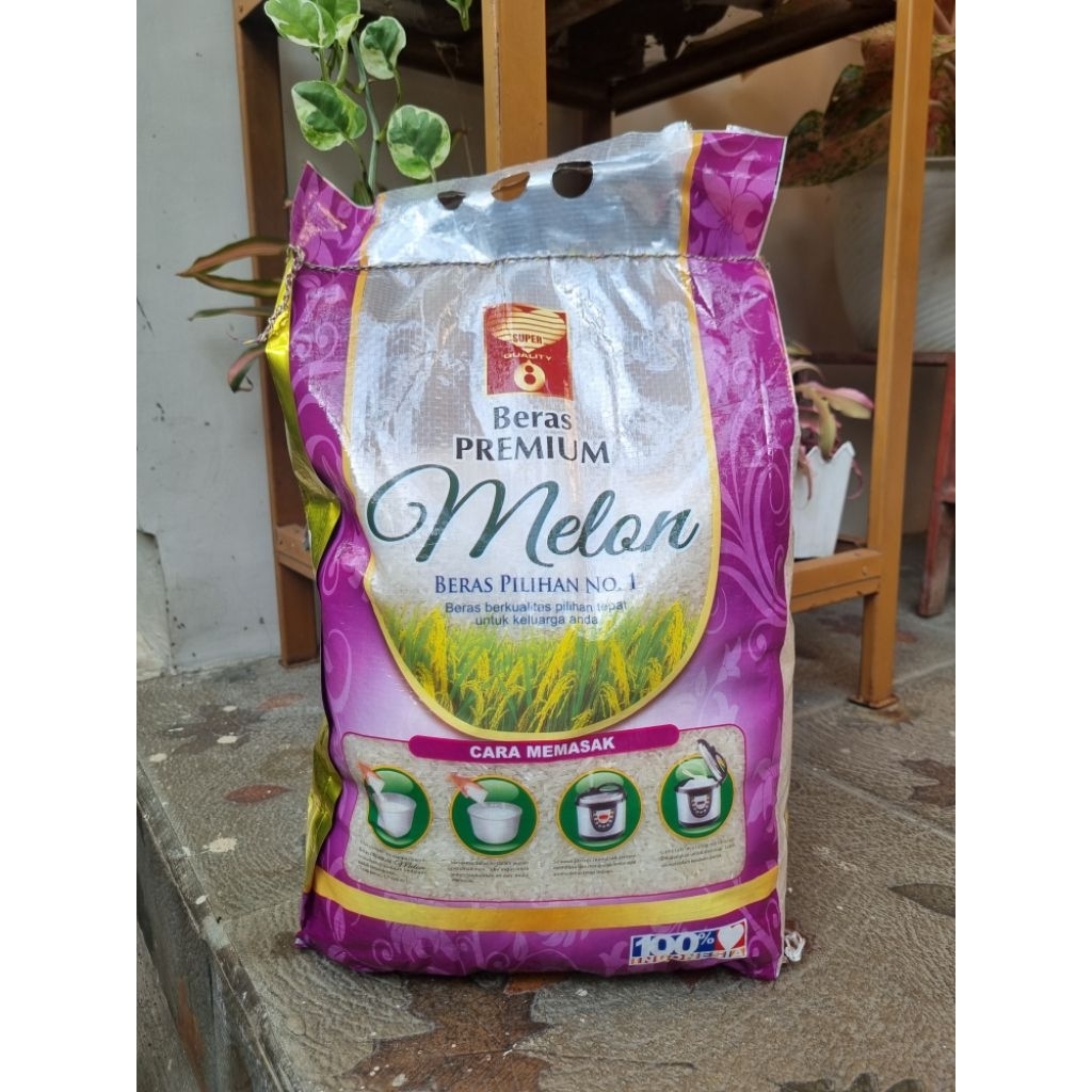 

Beras Bengawan Premium Cap Melon Kemasan 5 Kg | Bisa Instant