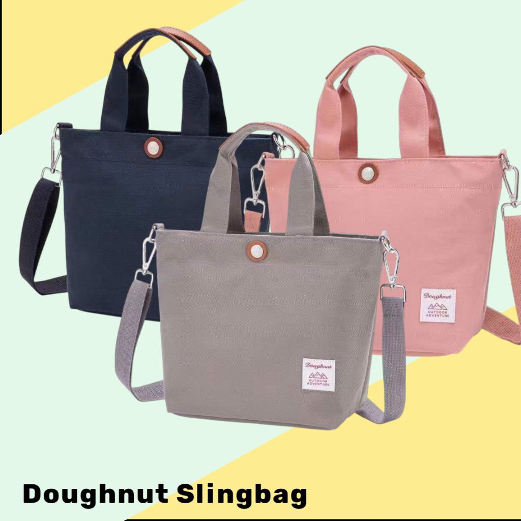 Doughnut Sling Bag Tas Wanita Nilon