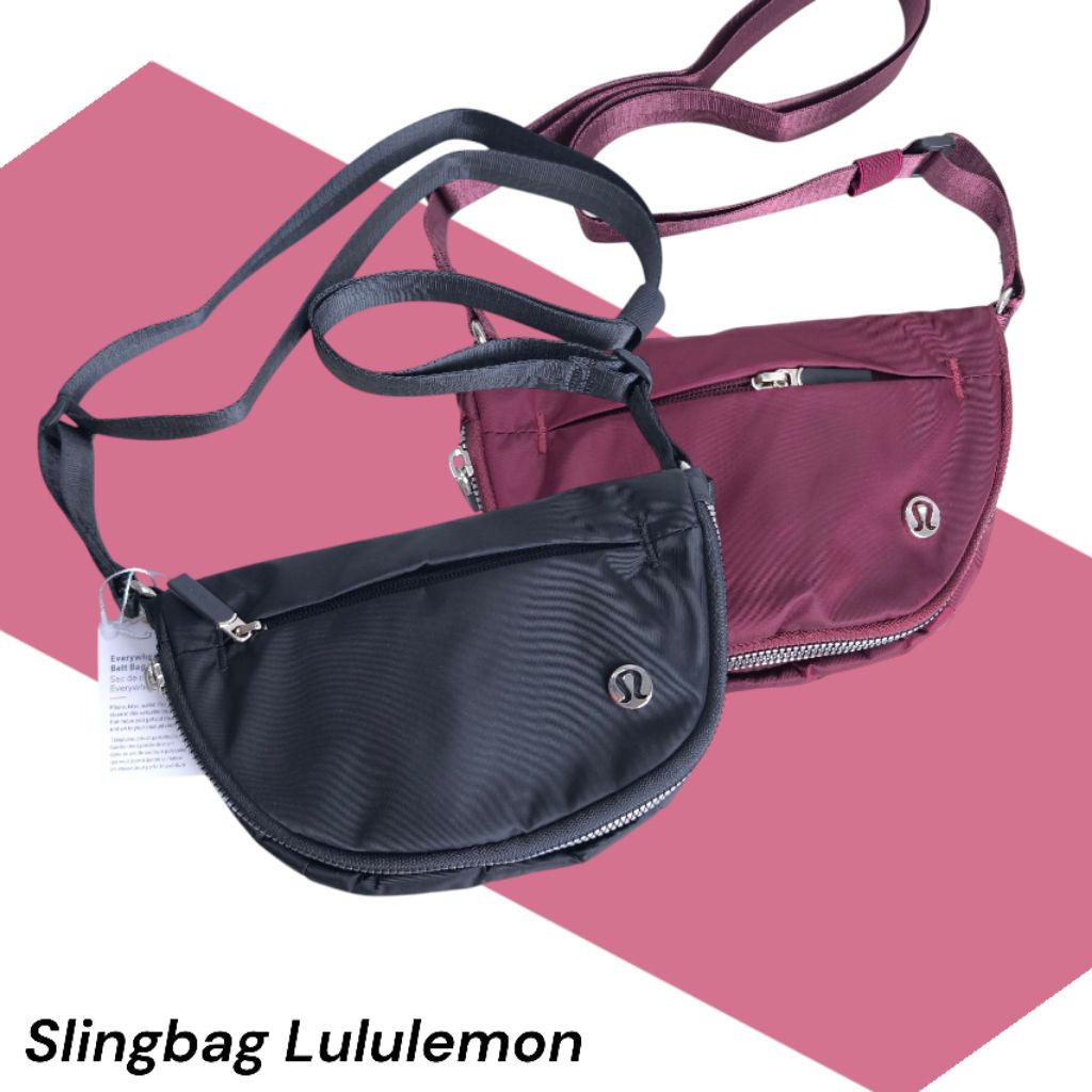 Tas Sling Bag Lululemon selempang wanita