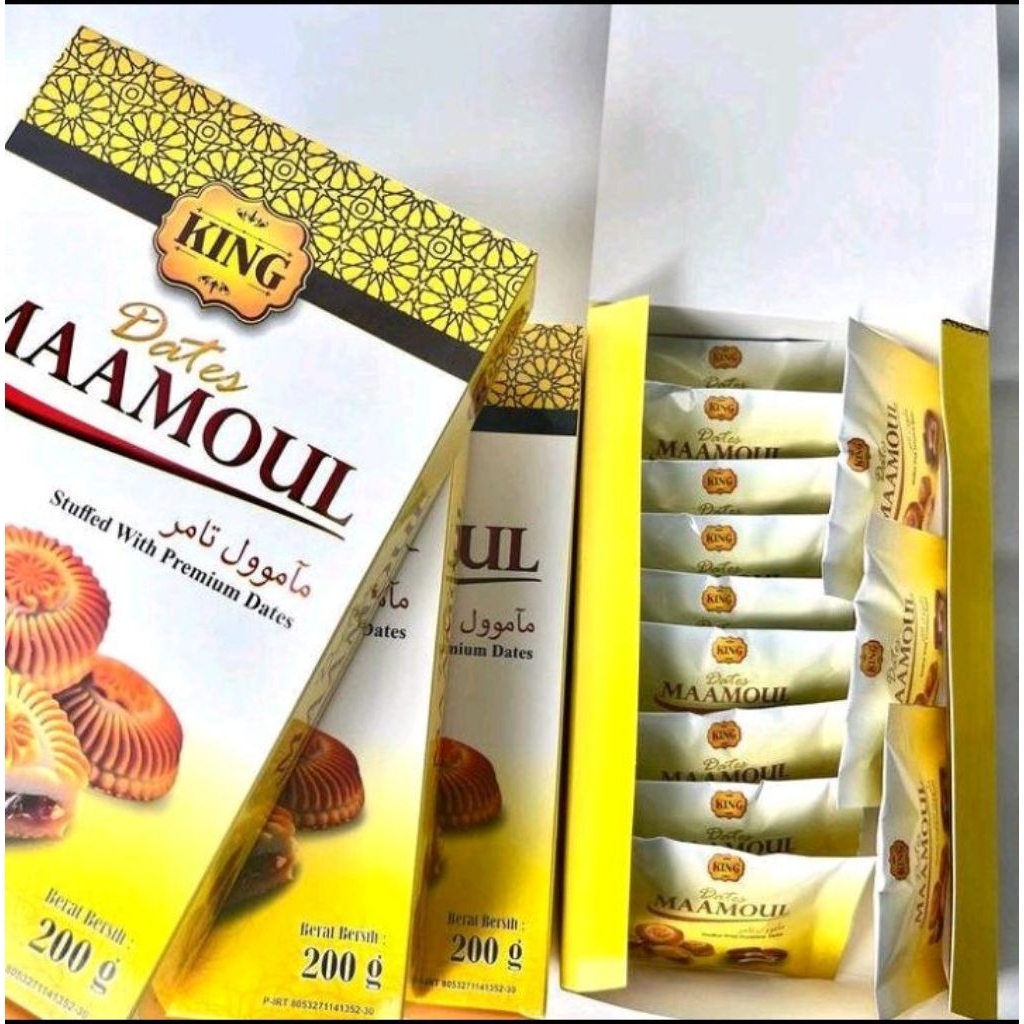 

Biskuit Maamoul King Dates 200gr, Biskuit khas Timur Tengah