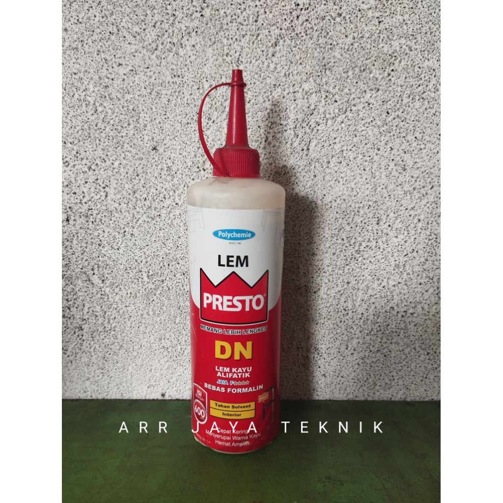 Lem presto putih lem kayu presto DN 600gr