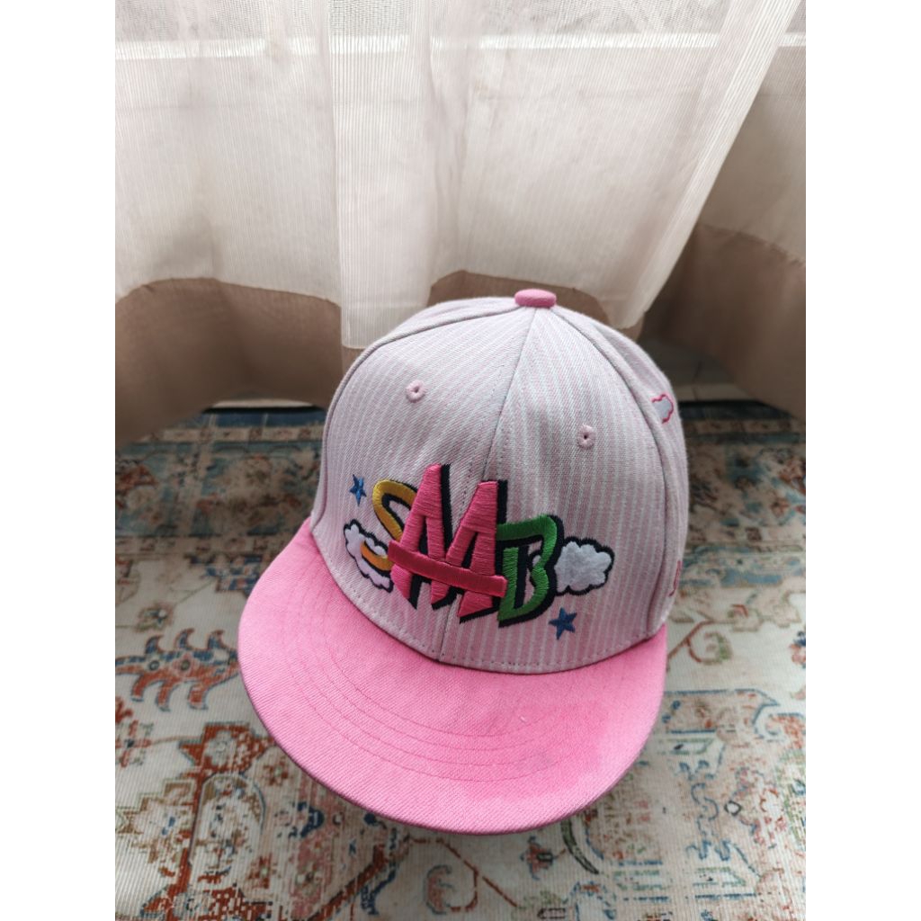 Topi Anak SMB Pink
