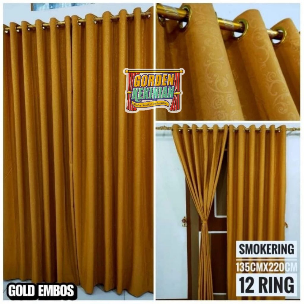 Gorden Polos Kuning Mustard Embos Ring 12 Gorden Smokering Gorden Smokring Gorden Kekininian Gorden 