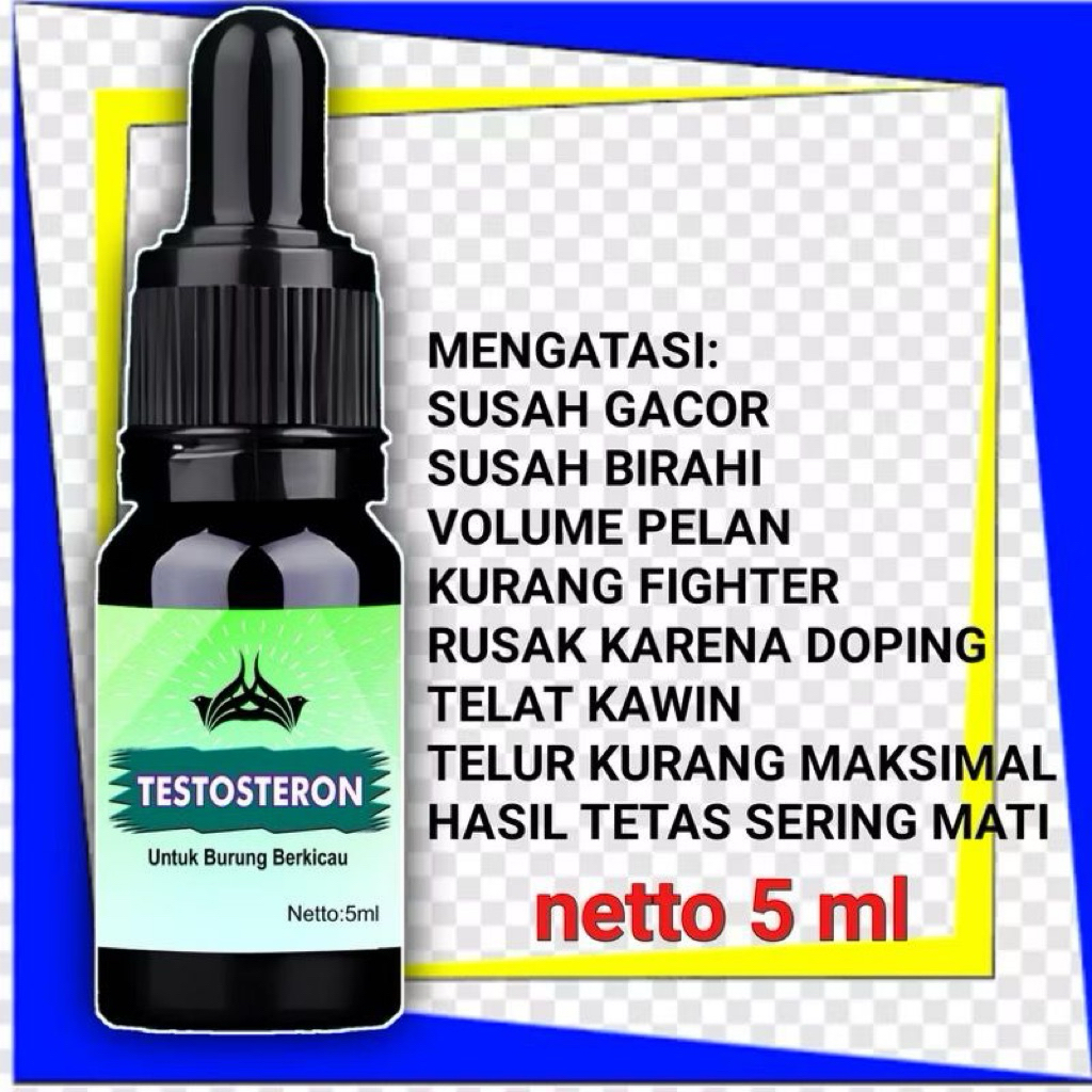 Vitamin Burung Penggacor Dosis Tinggi Hormon Testosteron