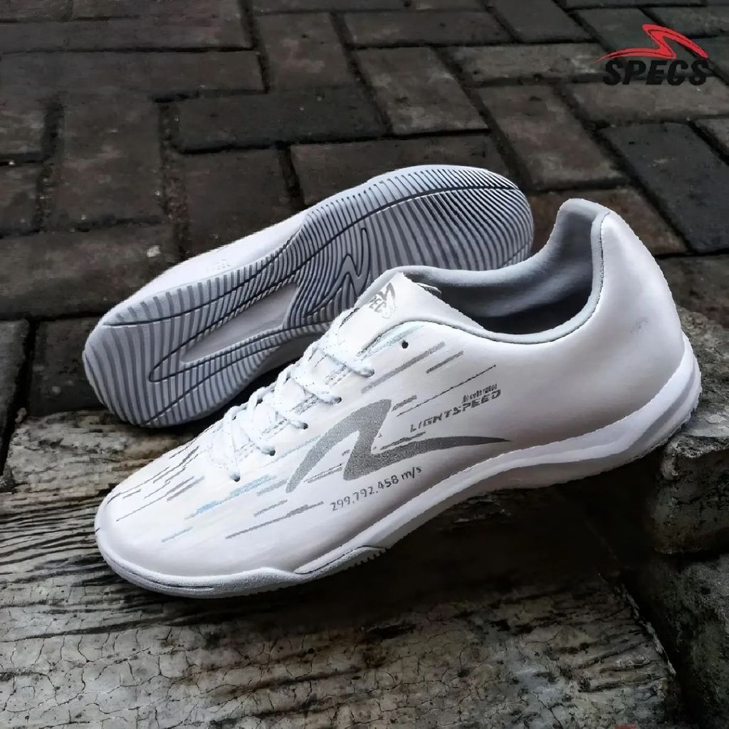 MURAHsepatu futsal specs lightspeed reborn accelerator silver