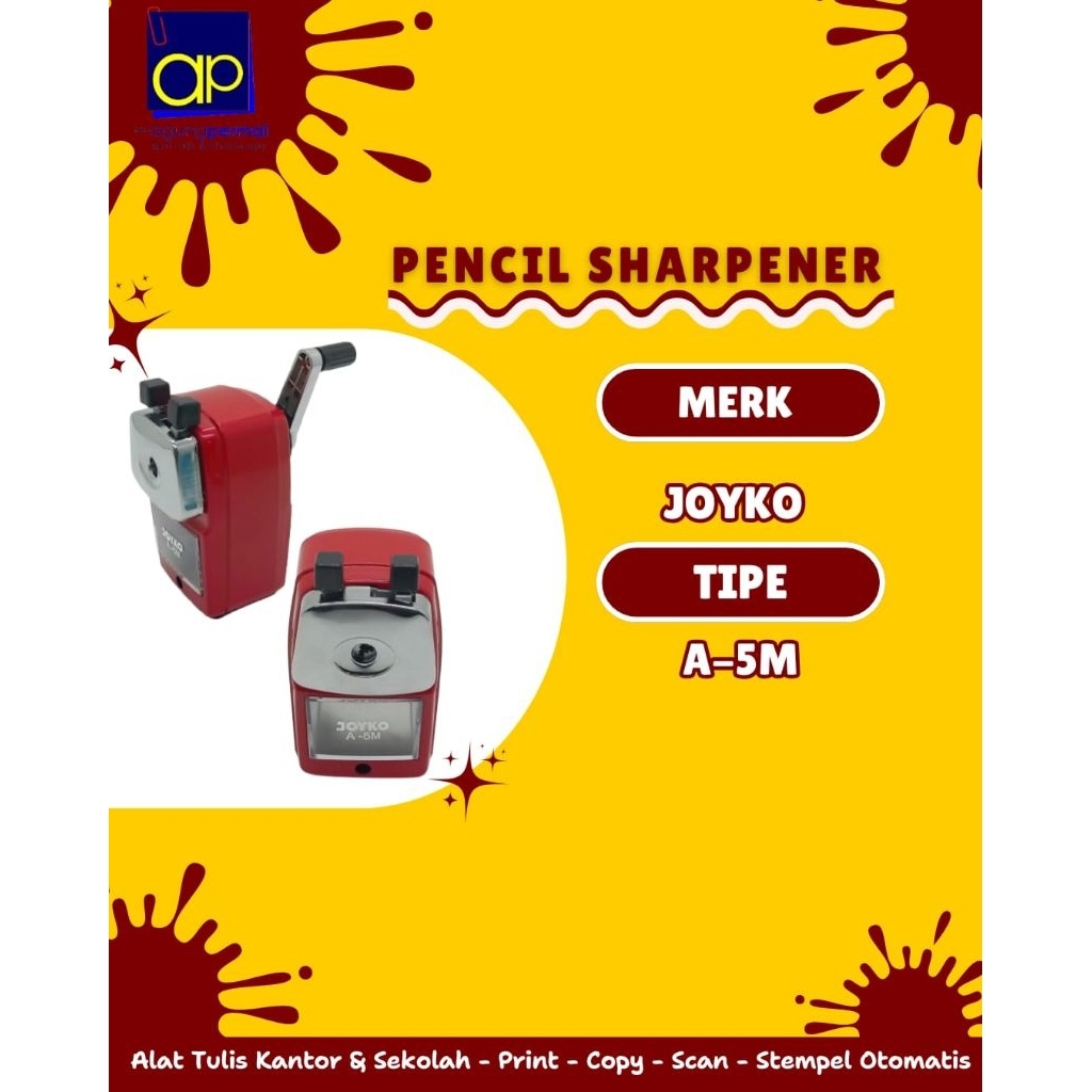 

Sharpener/Rautan/Serutan Meja Joyko A-5M