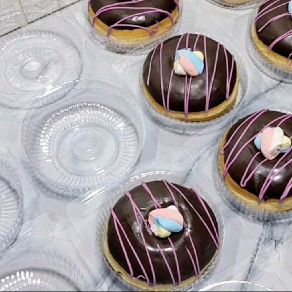 MIKA DONAT ISI 50PCS TRAY MIKA DONAT