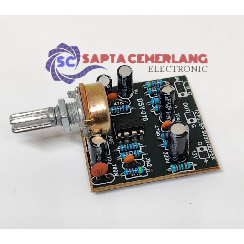 Kit Filter Subwoofer 12 V