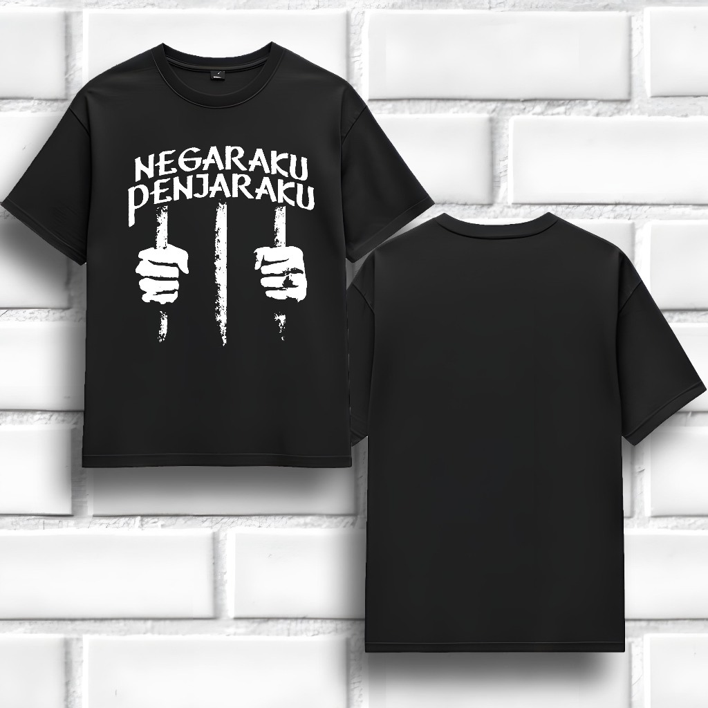 BVLT - tshirt kaos kritik politik NEGARA KU PENJARAKU kaos sindiran politik - QTS66