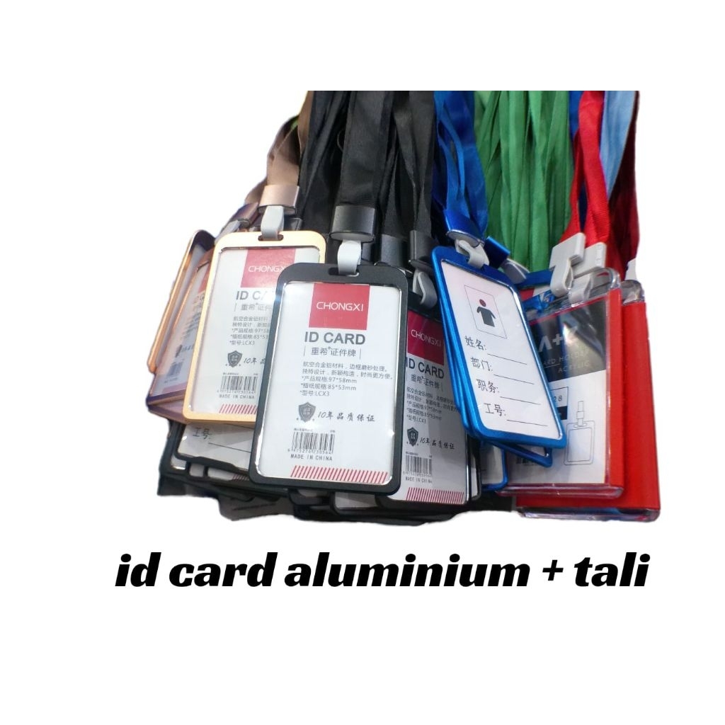 

id card + tali aluminium