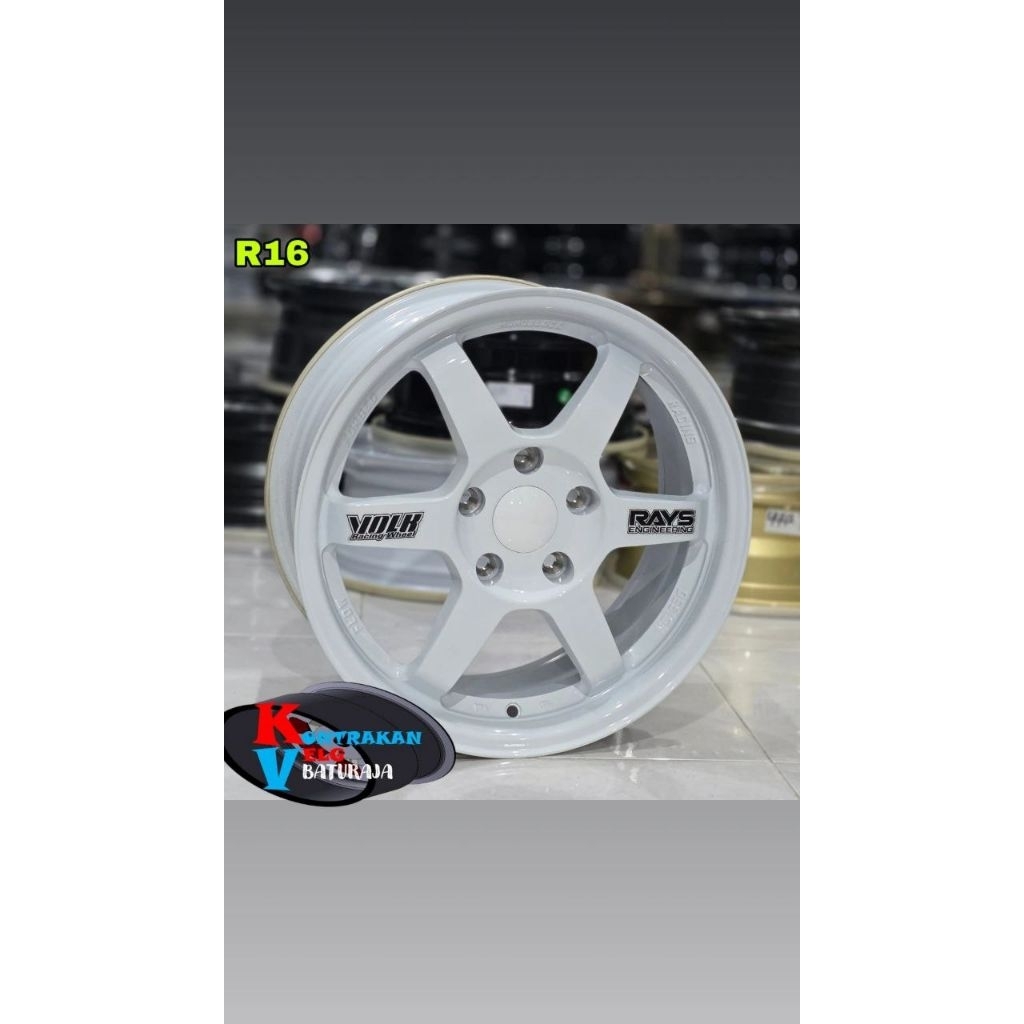 Velg Volk Rays TE37 R16 ( INNOVA ERTIGA RUSH TERIOS XPANDER DLL)