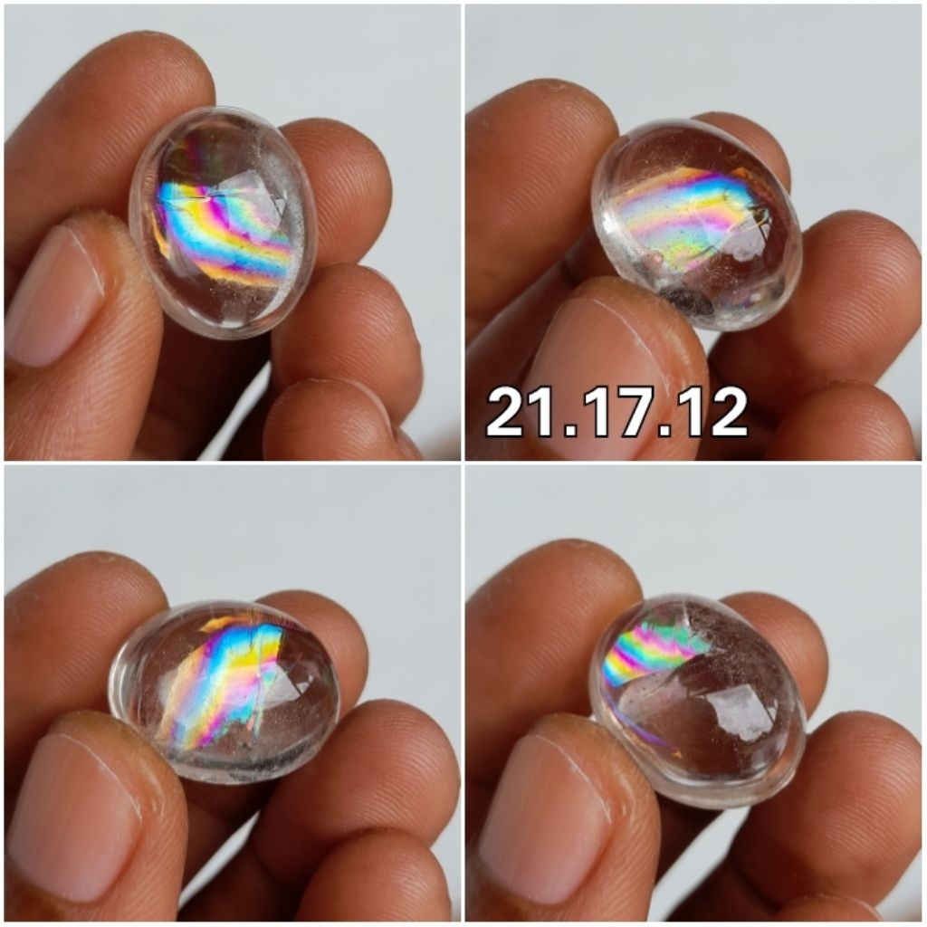 kecubung pelangi natural