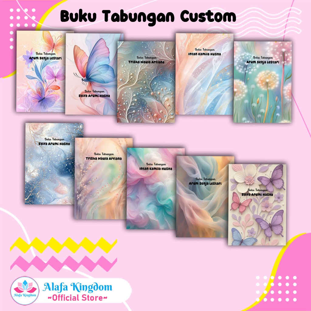 

Alafakingdom Buku Tabungan Custom Kode 201-210