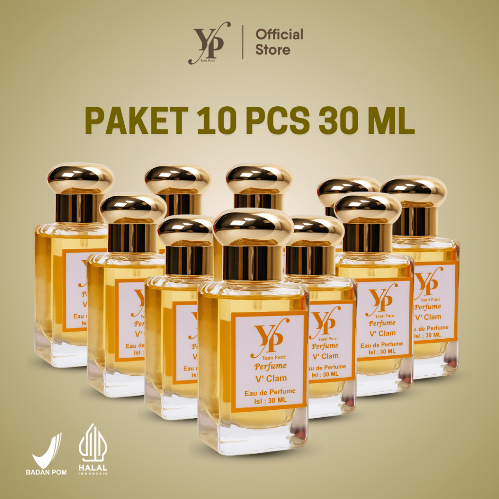 Parfum YP Bundling 10pcs BPOM Tahan Lama Semua aroma 30ML