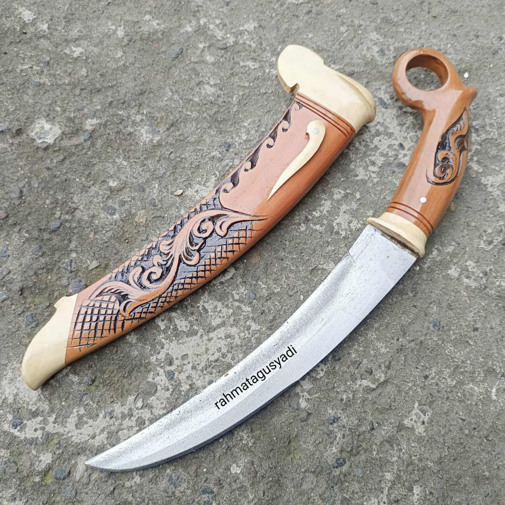 Pisau survival outdoor kerambit tradisional permanen peralatan beladiri