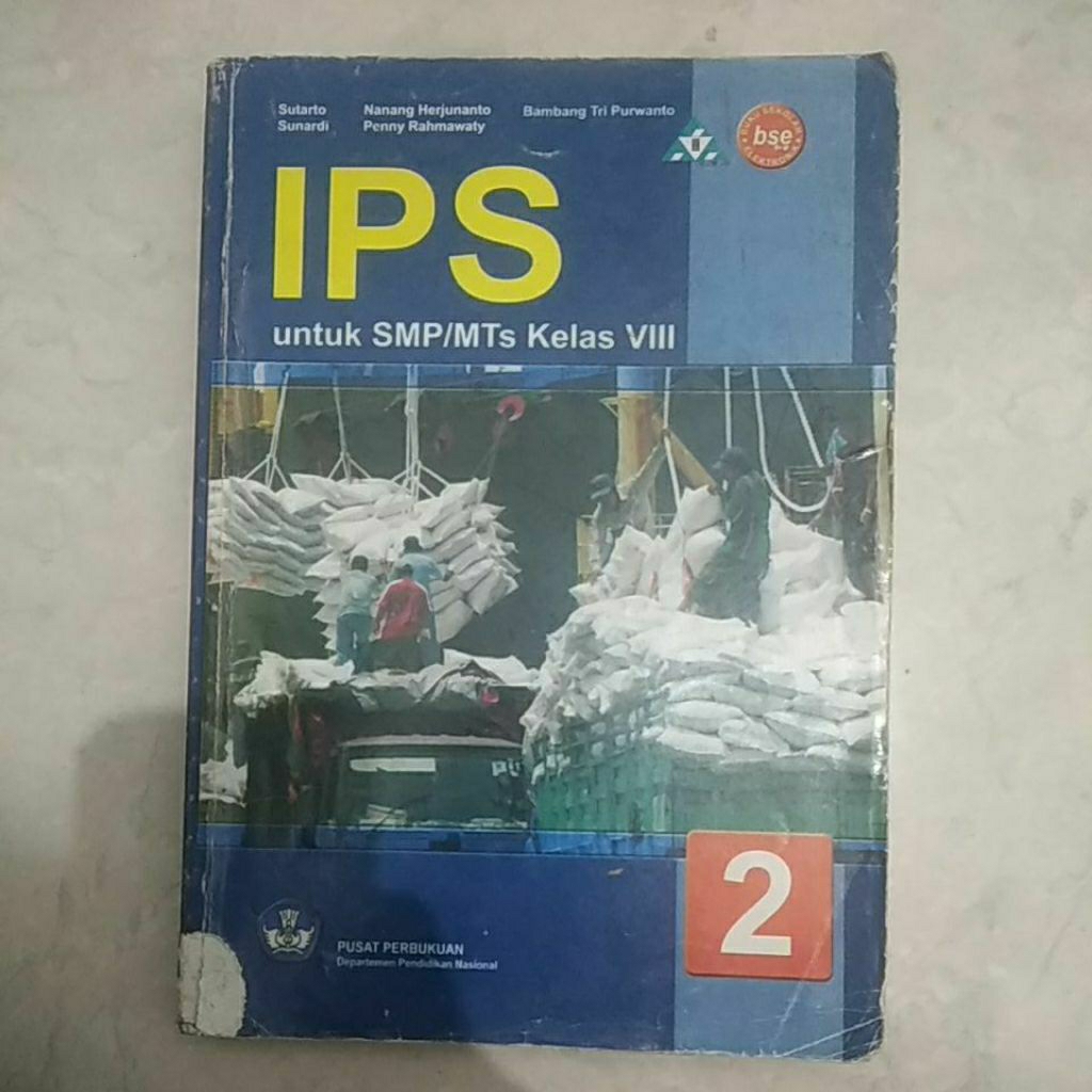 Buku Paket IPS untuk SMP/MTS Kelas 8 BSE