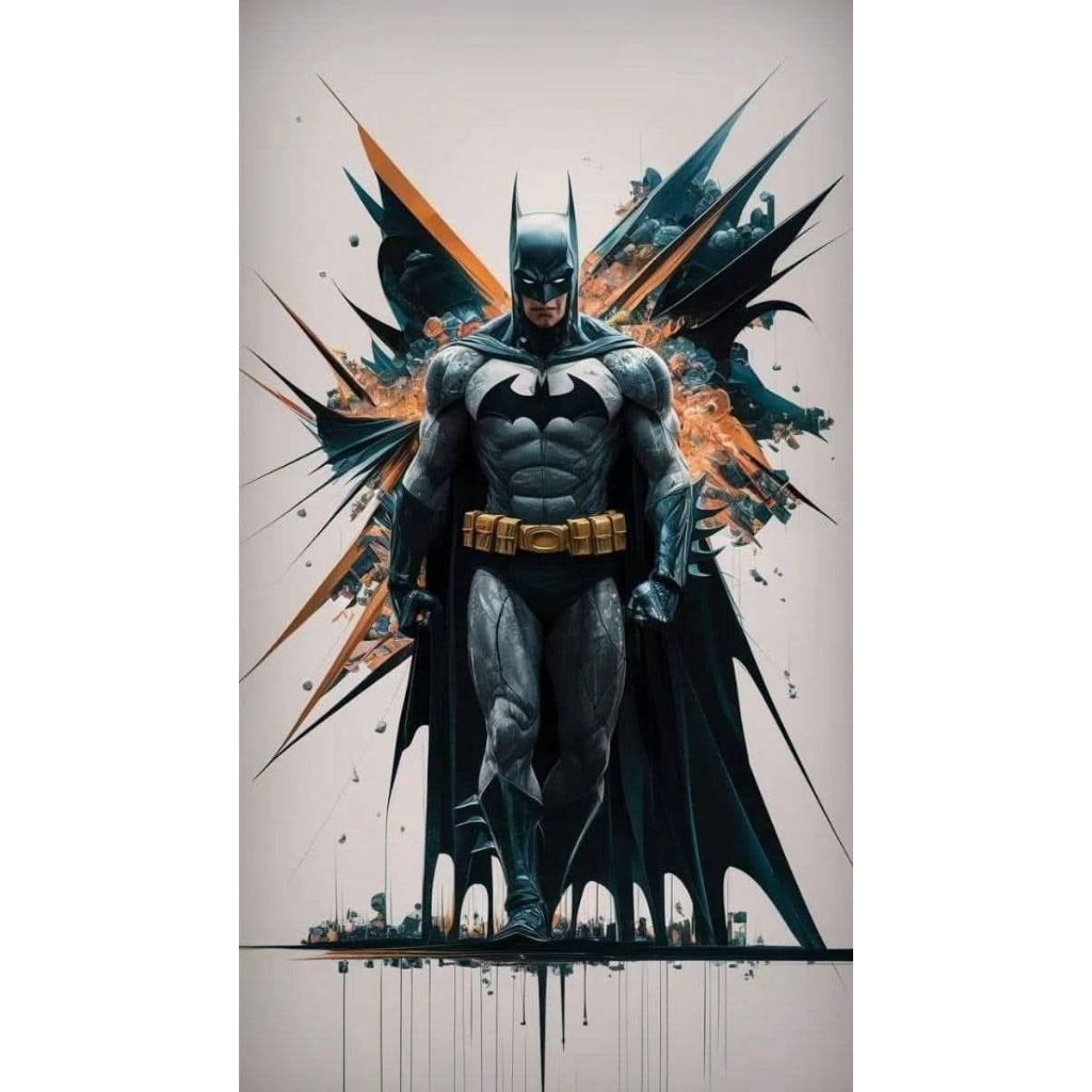 

stiker 3D batman keren, size 15 x 18 cm stiker print sudah cutting, anti air