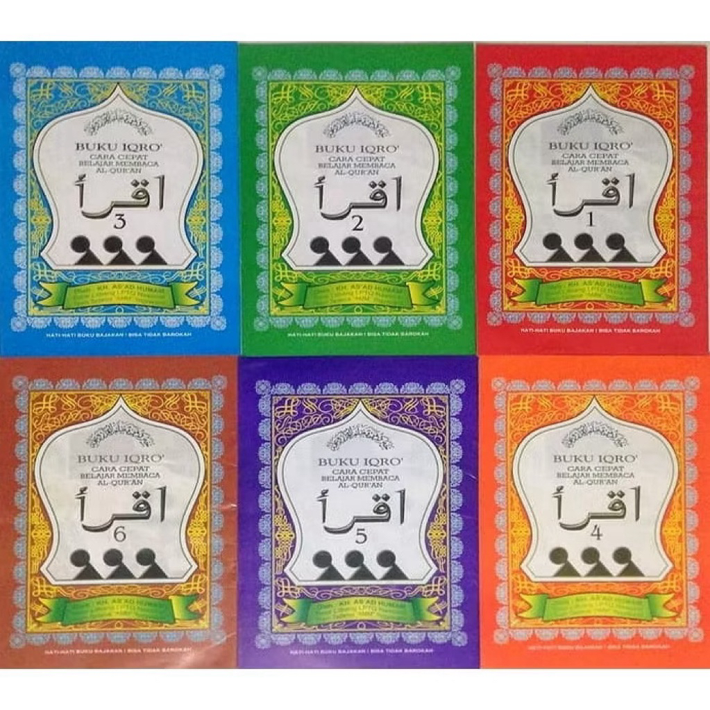 Paket Iqro Per Jilid Kecil 1-6